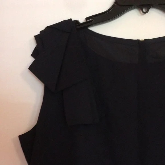 J Crew navy blue lightweight wool dress. - Picture 3 of 15